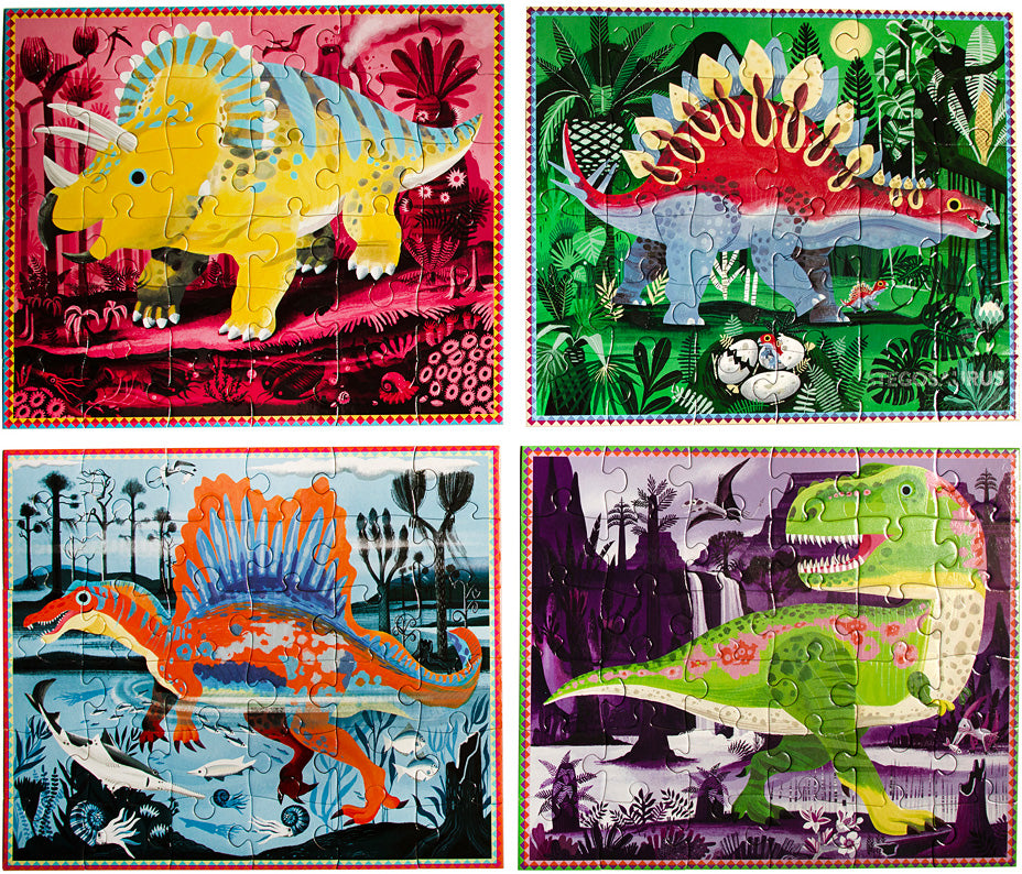 Dinosaurs Skeletal Systems - Four 36 Piece Puzzles