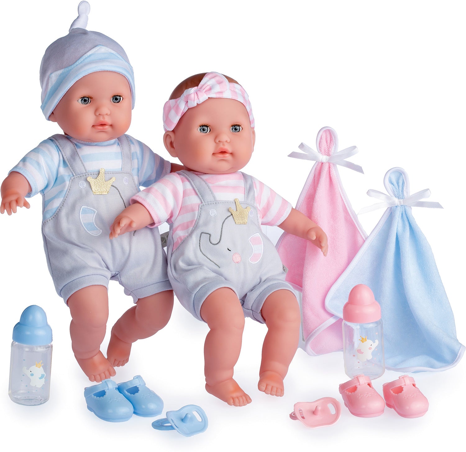 Berenguer Boutique Baby Doll Twins Gift Set