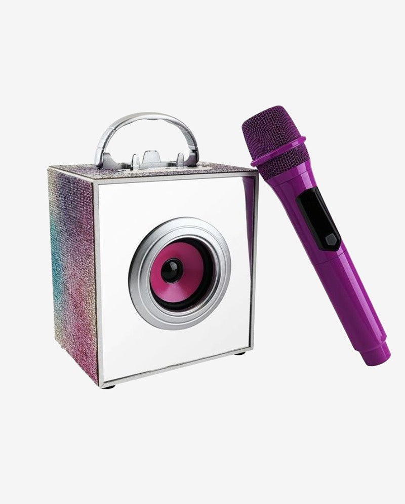 Pop Star Karaoke Set - Infinity Speaker and Wireless Microphone - Purple