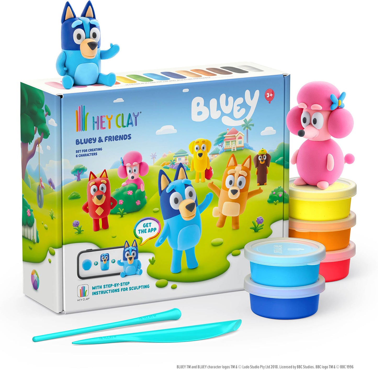Hey Clay Bluey and Friends