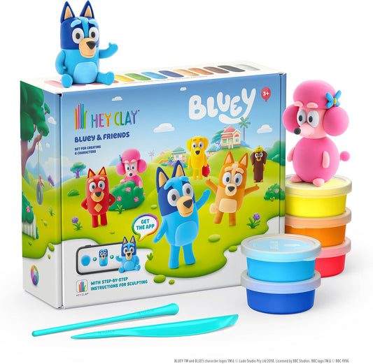 Hey Clay Bluey and Friends