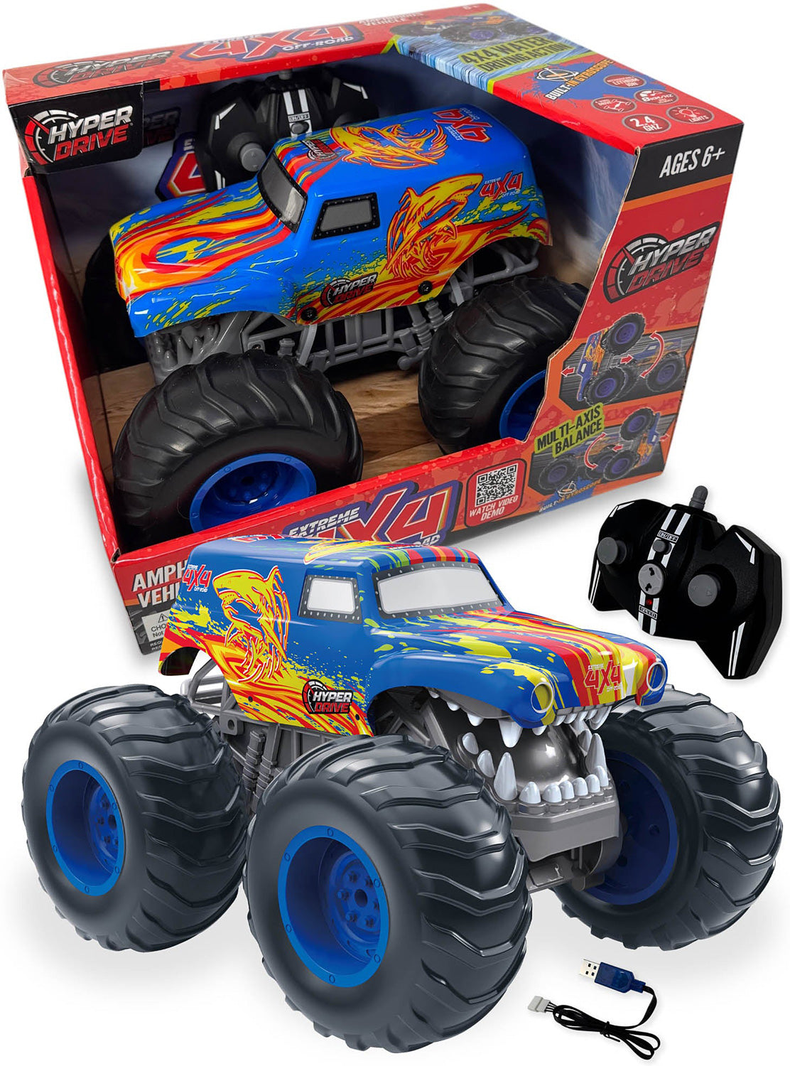 RC Hyper Drive Extreme 4x4 Amphibious Vehicle