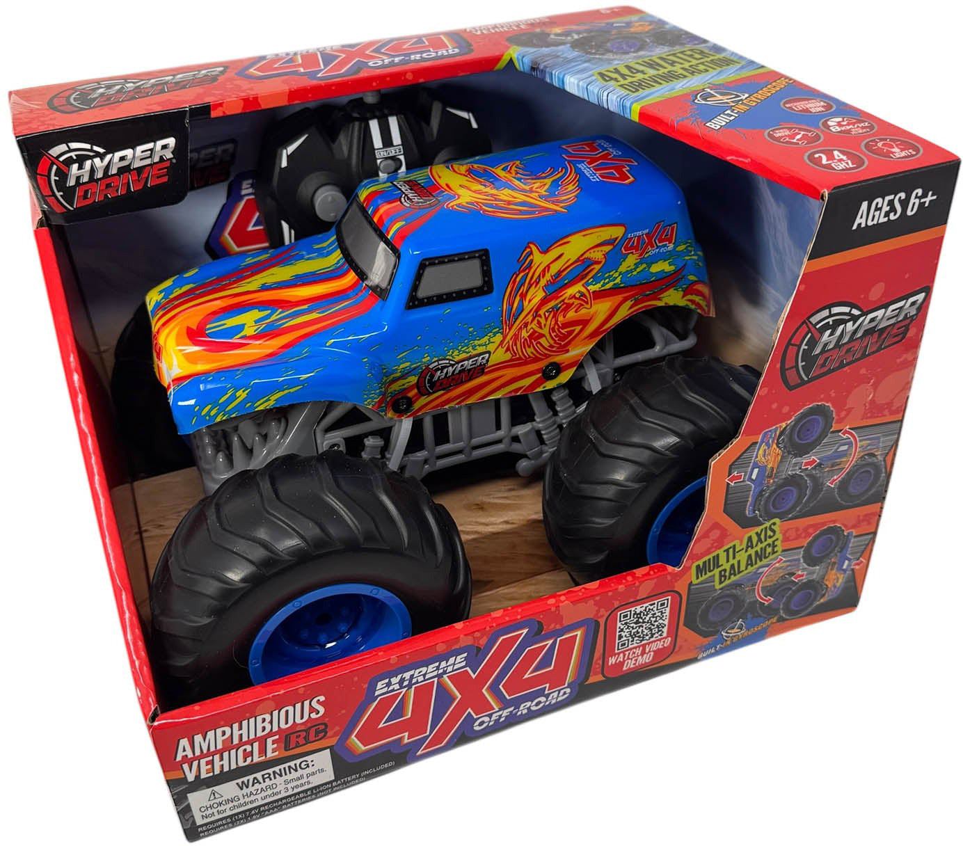 RC Hyper Drive Extreme 4x4 Amphibious Vehicle