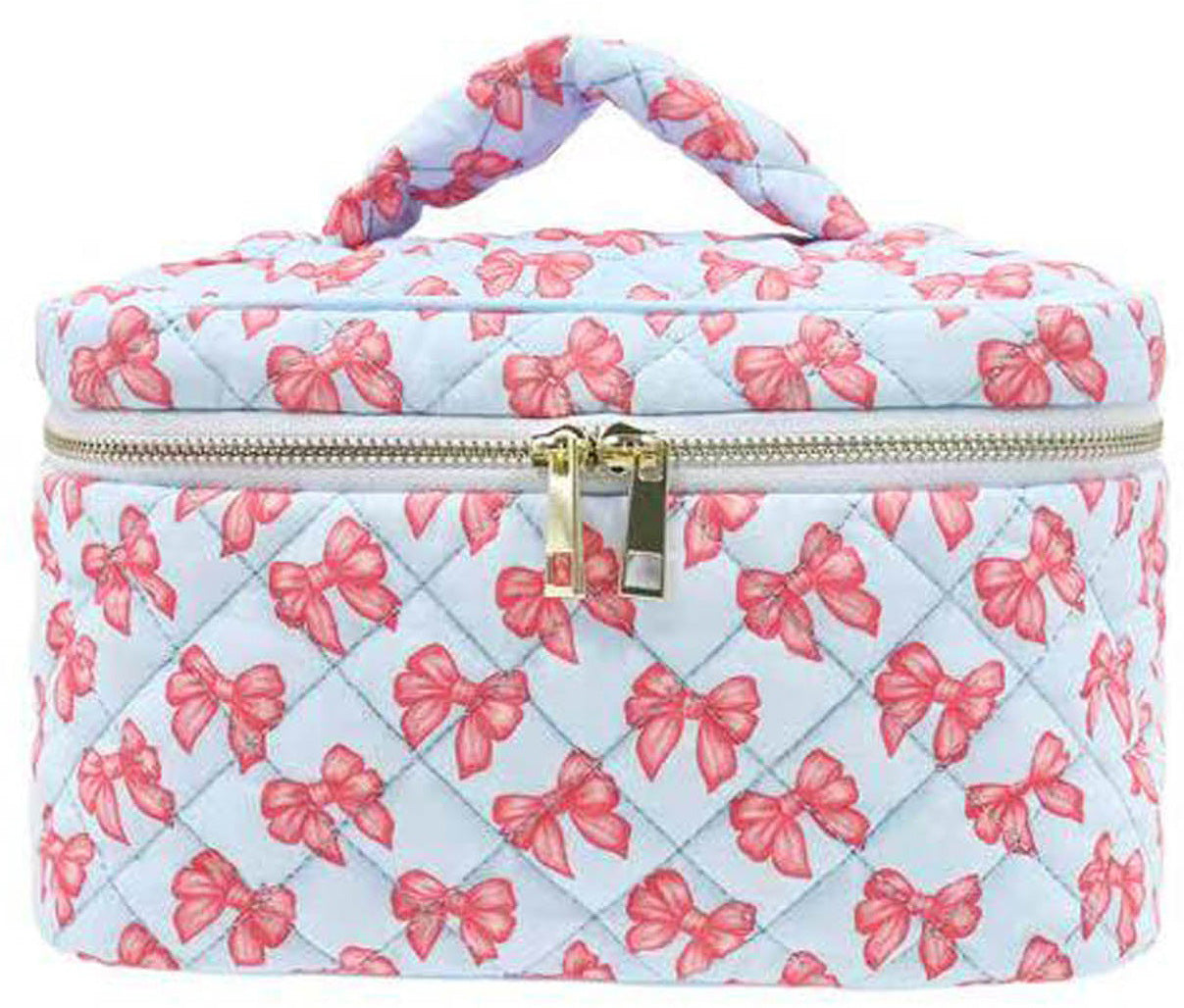 Blue Bow Vanity Bag