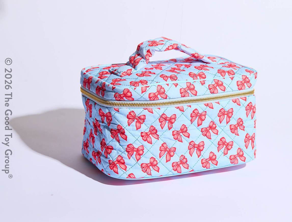 Blue Bow Vanity Bag