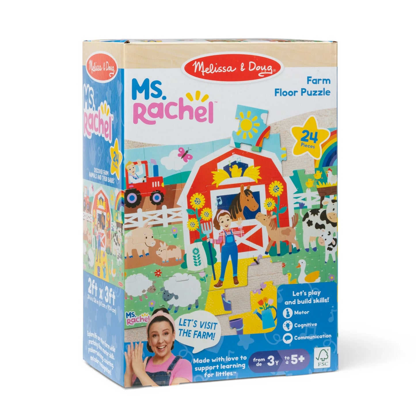Ms. Rachel Farm Floor Puzzle