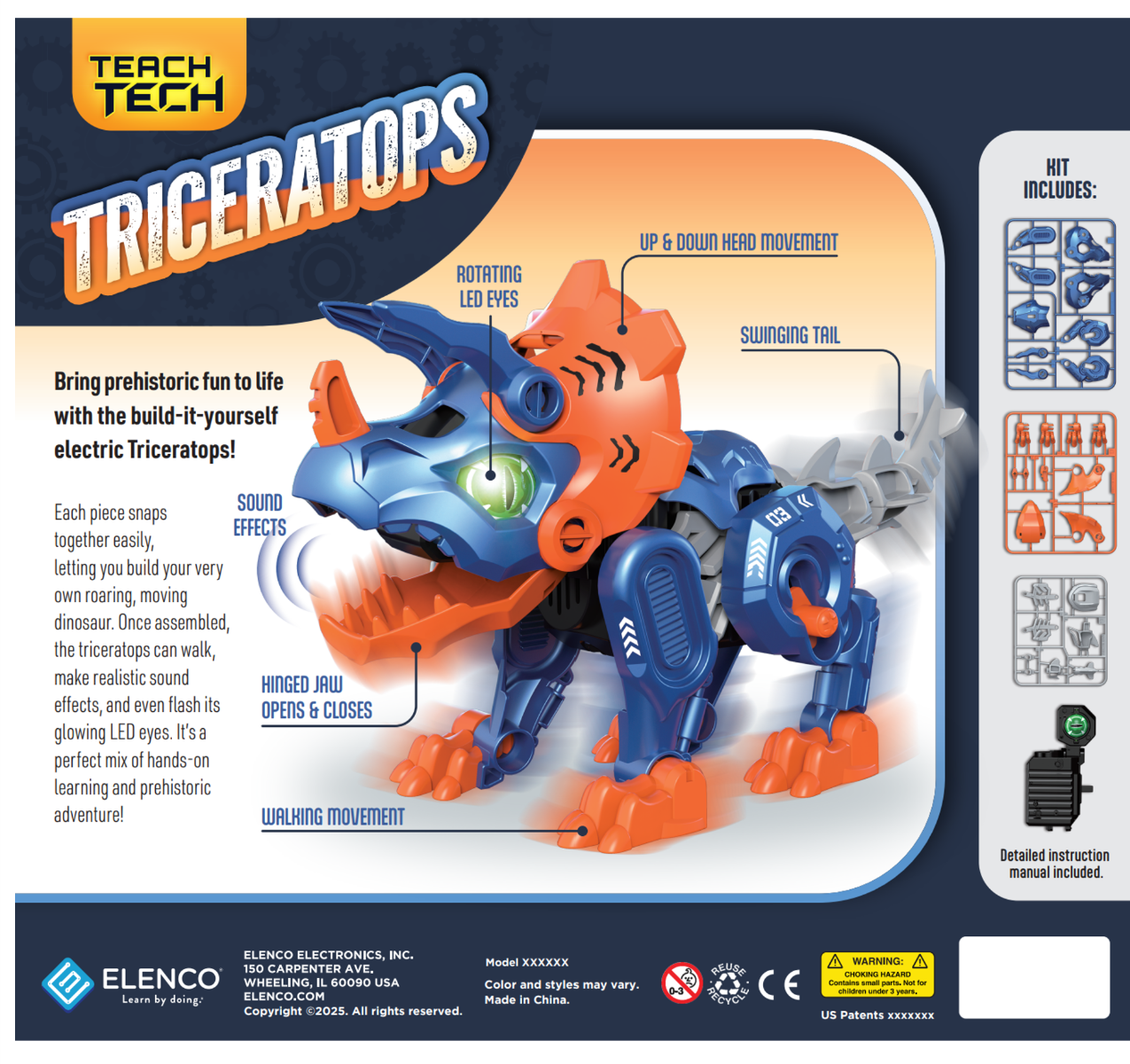 DIY Triceratops Robot