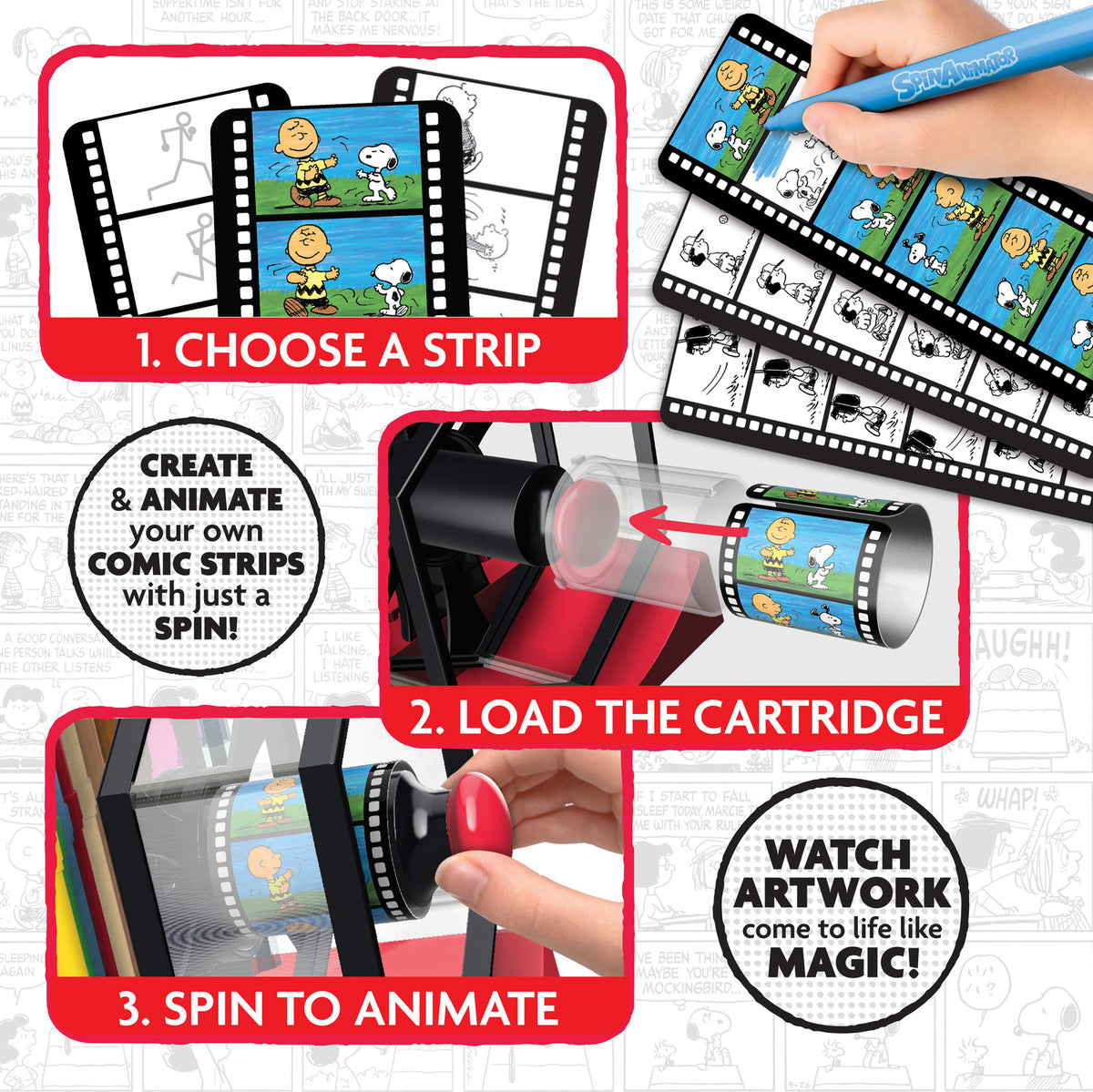 SpinAnimator Studio Peanuts Edition