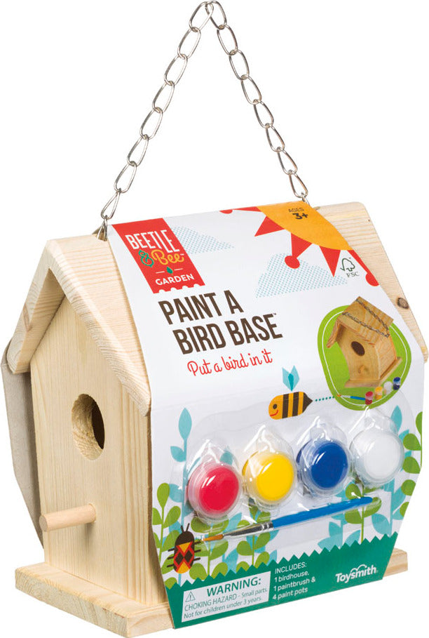 Beetle & Bee Paint a Bird House