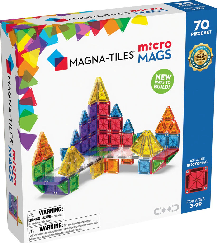 Magna-Tiles microMAGS 70-Piece Deluxe Set