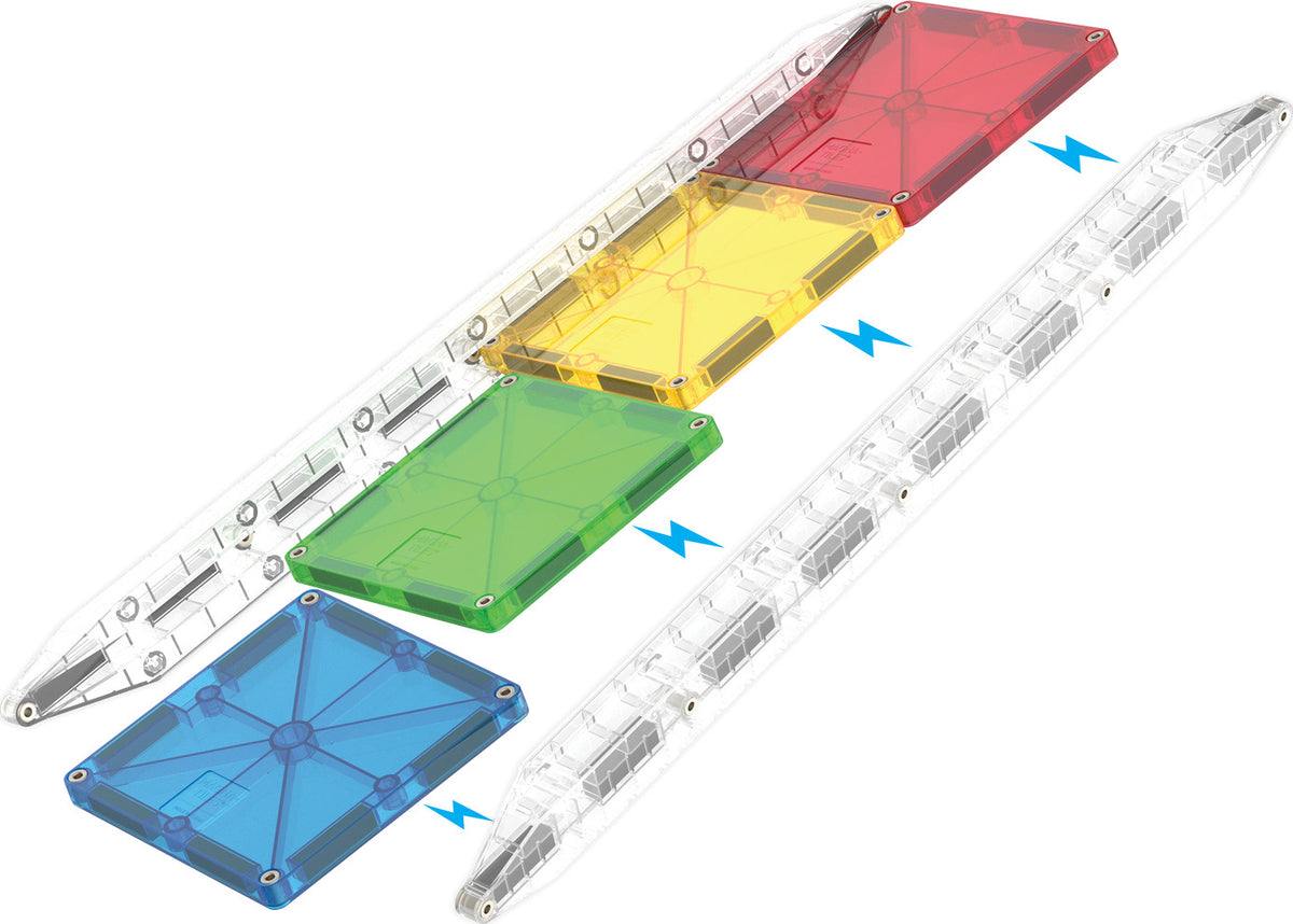 Magna-Tiles Rail Racers 33 Piece Set