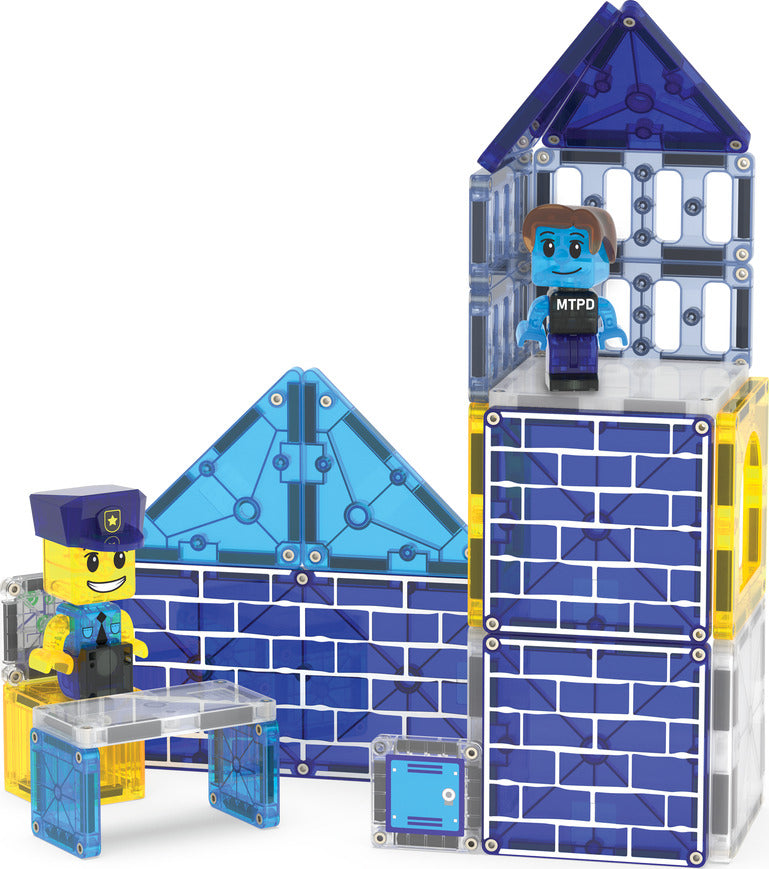 Magna-Tiles Police Station 35-Piece Set