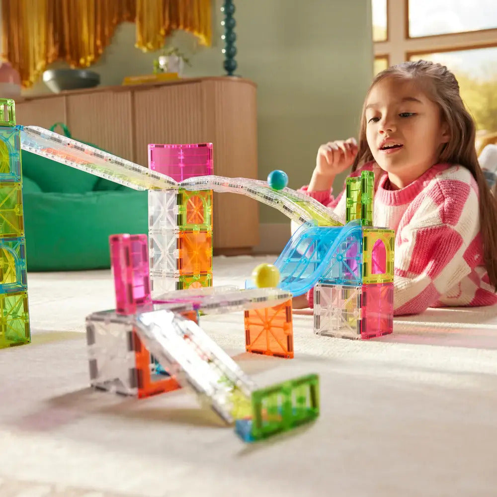 Magna-Tiles Rail Racers Max 80 Piece Set