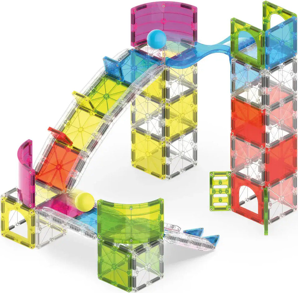 Magna-Tiles Rail Racers Max 80 Piece Set