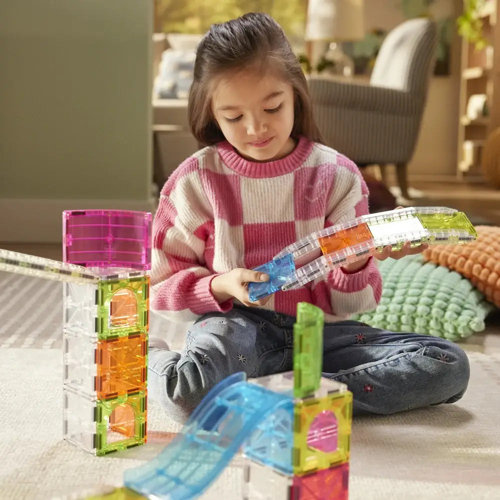 Magna-Tiles Rail Racers Max 80 Piece Set
