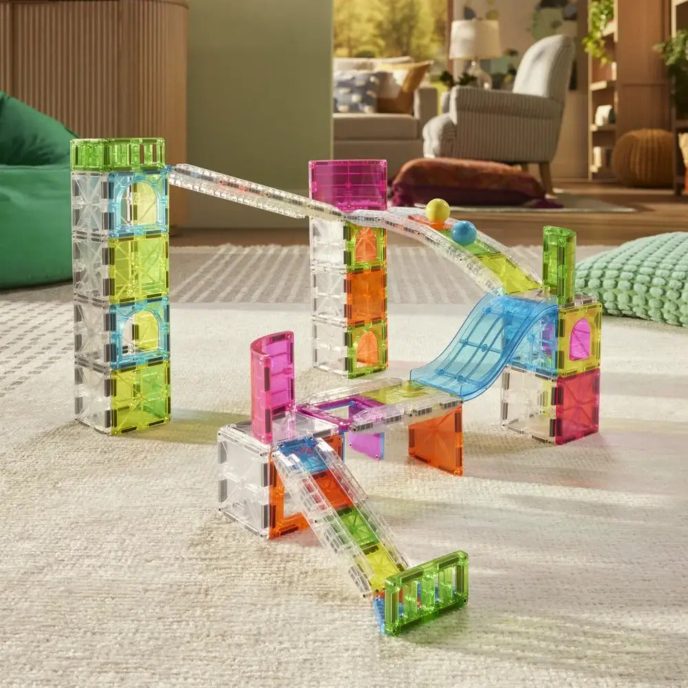 Magna-Tiles Rail Racers Max 80 Piece Set
