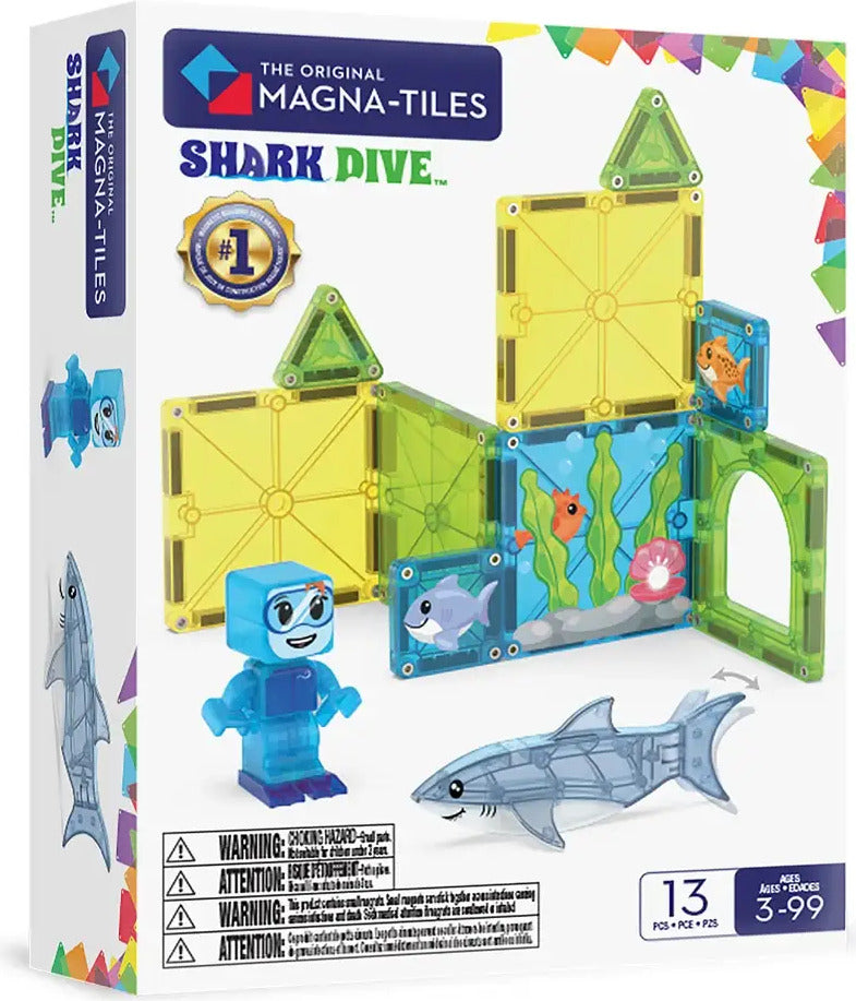 Magna-Tiles Shark Dive 13 Piece Set