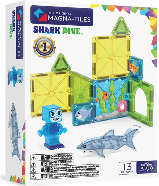 Magna-Tiles Shark Dive 13 Piece Set