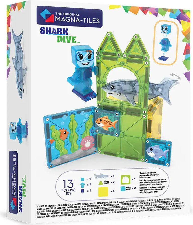 Magna-Tiles Shark Dive 13 Piece Set