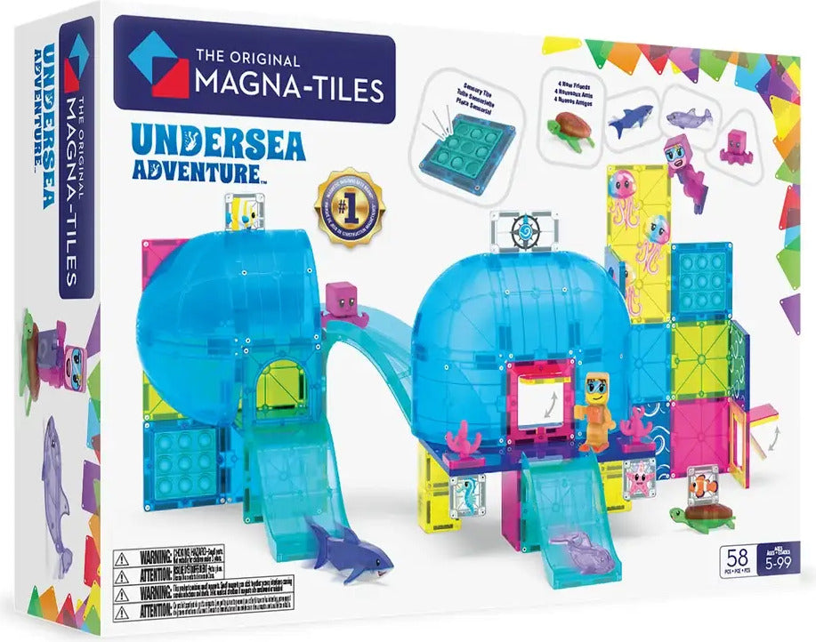 Magna-Tiles Undersea Adventure 58 Piece Set