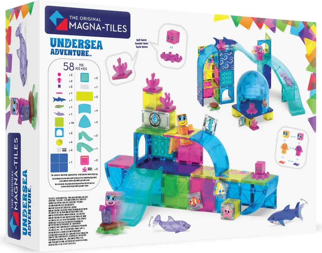 Magna-Tiles Undersea Adventure 58 Piece Set