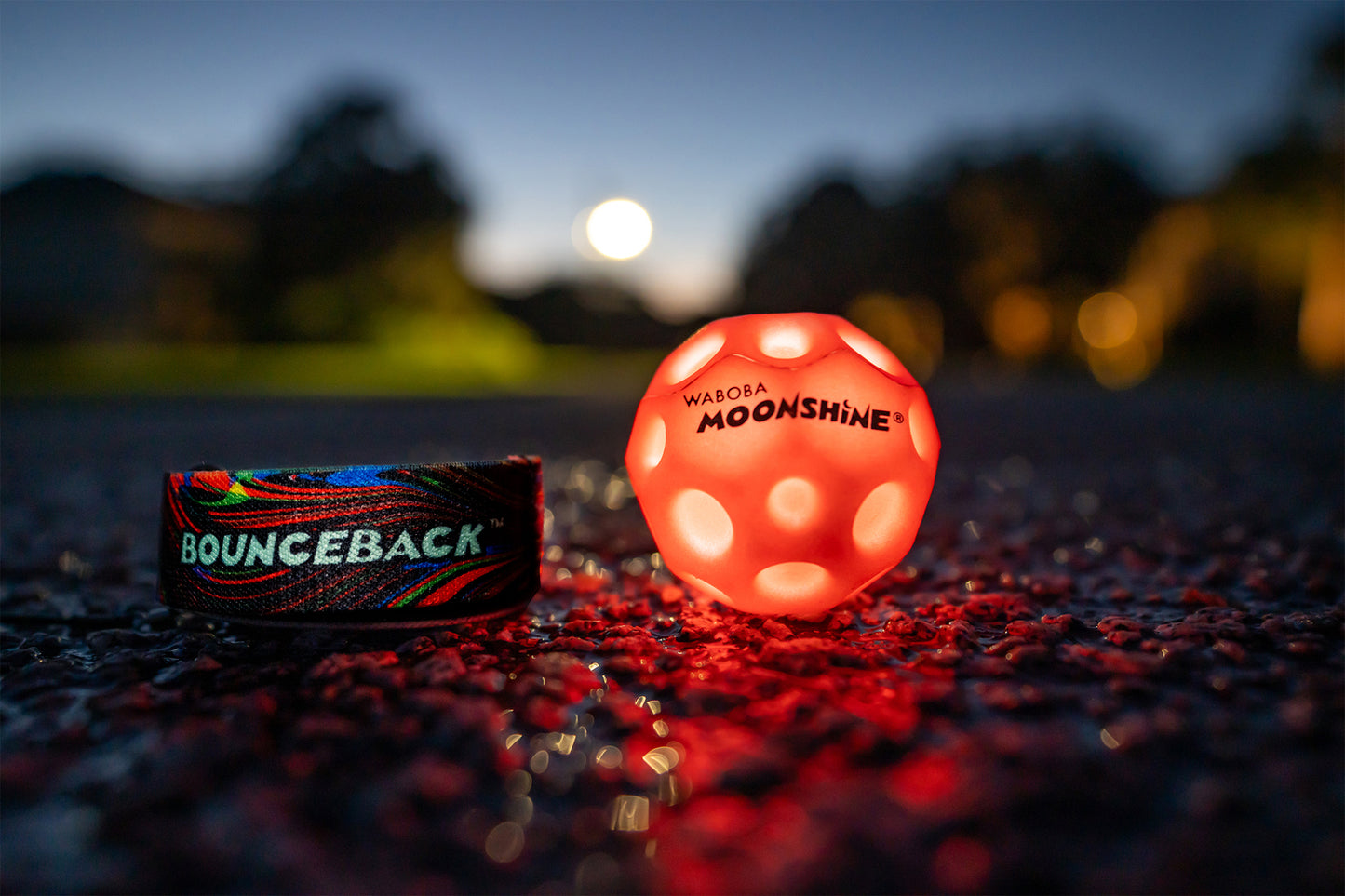 LED Waboba BounceBack Moon Ball