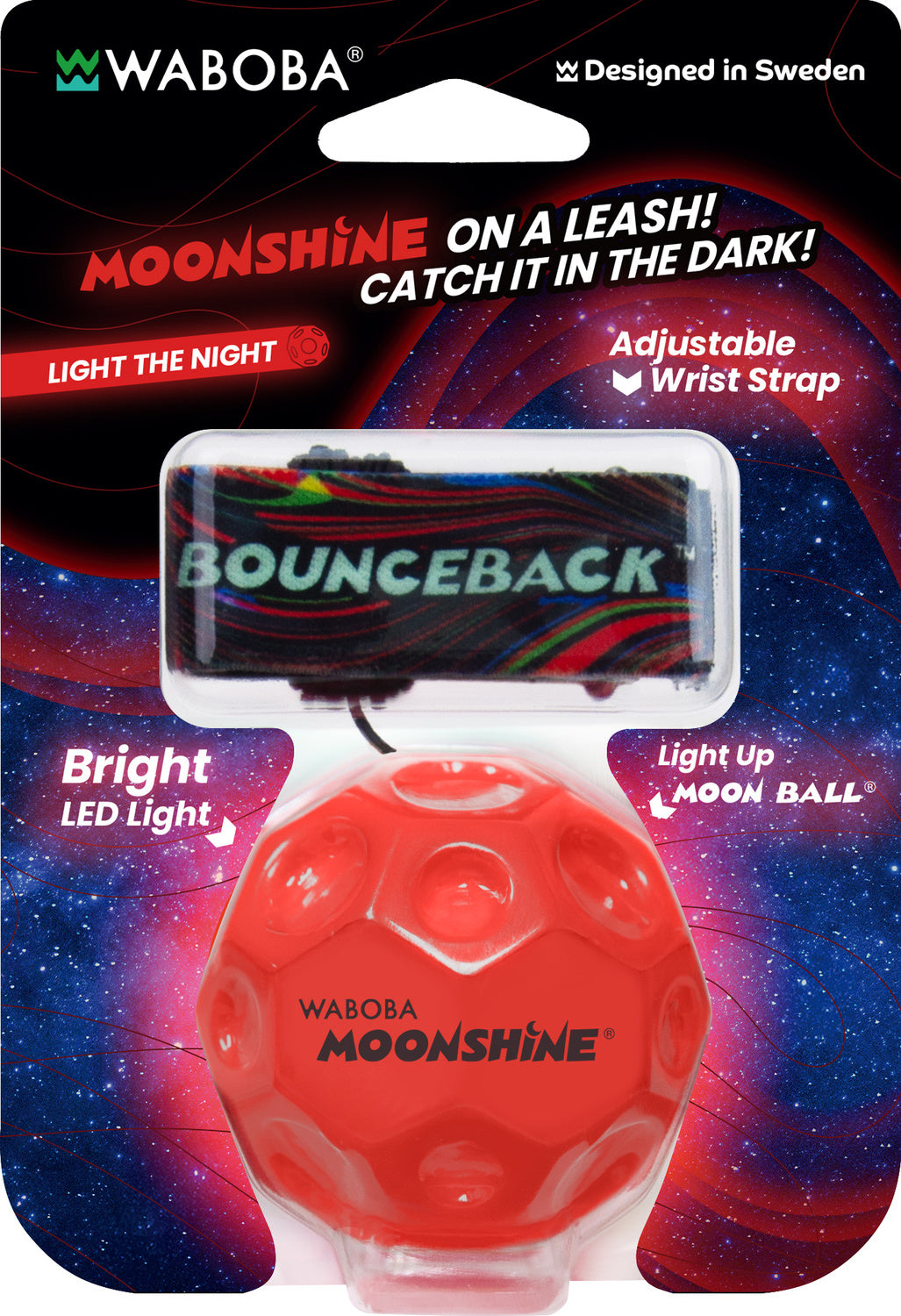 LED Waboba BounceBack Moon Ball