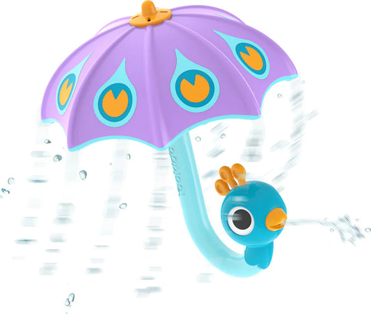 Purple Fill 'N' Rain Peacock Umbrella