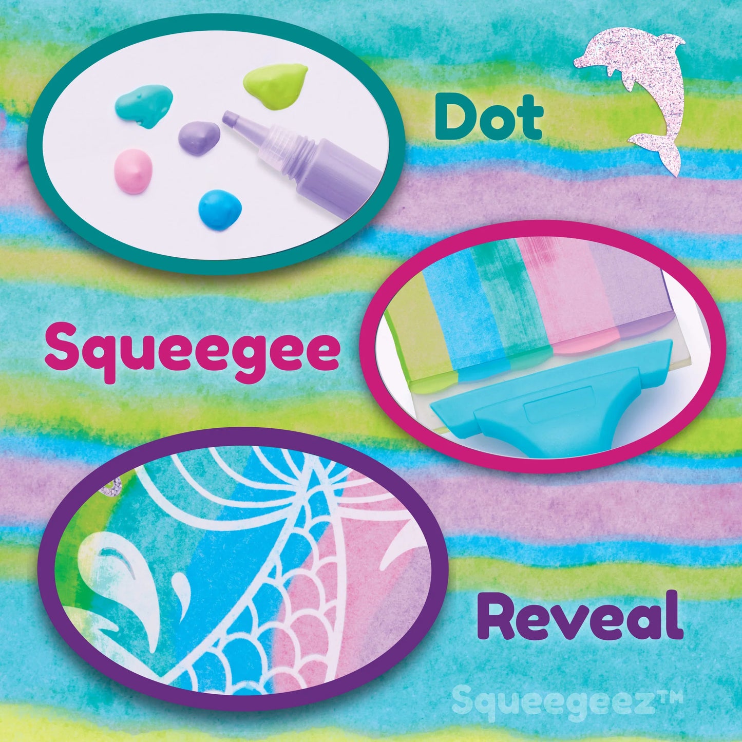 Squeegeez Magic Reveal Art Mermaid