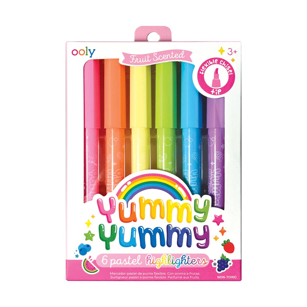 Yummy Yummy Scented Pastel Highlighters - 6 pk