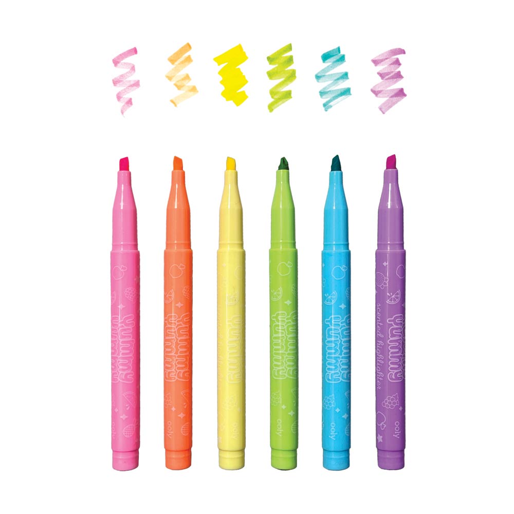 Yummy Yummy Scented Pastel Highlighters - 6 pk