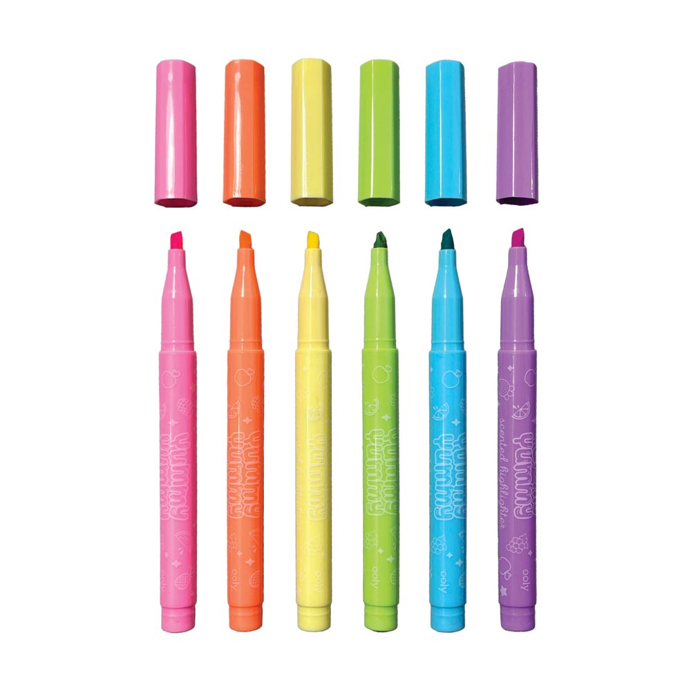 Yummy Yummy Scented Pastel Highlighters - 6 pk