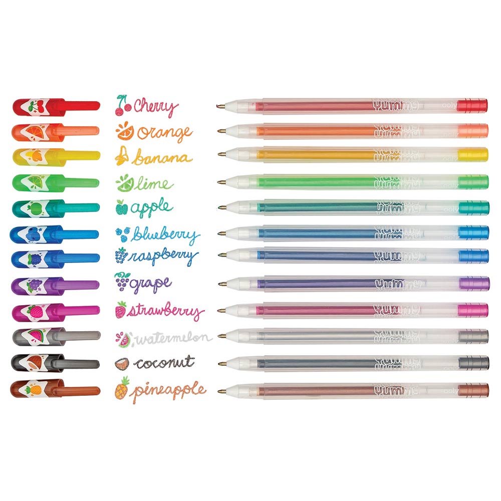 Yummy Yummy Scented Gel Pens - 12 pk