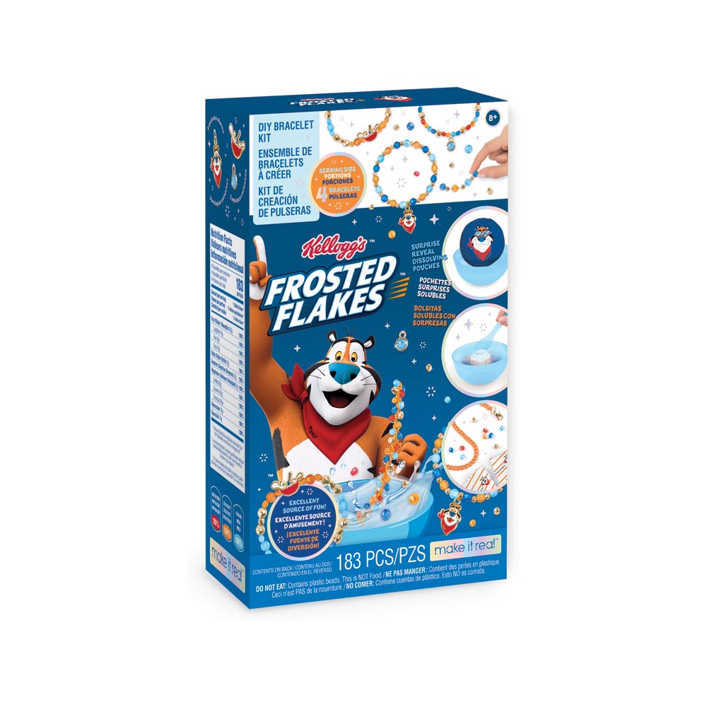 Cereal-sly Cute Kellogg's Frosted Flakes DIY Bracelet Kit