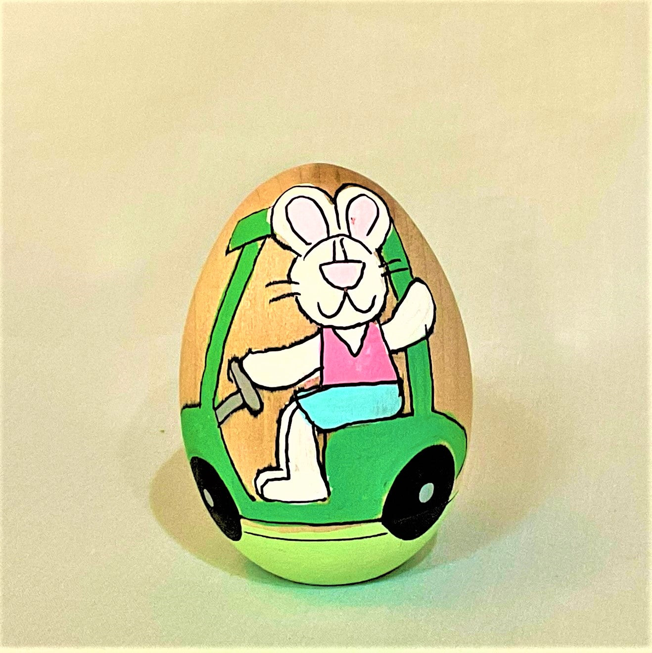 Golf Cart Bunny, Girl